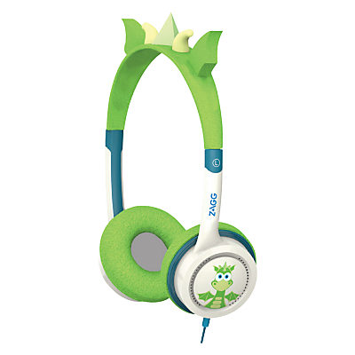 ZAGG ifrogz Little Rockerz Children's Volume Limiting On-Ear Headphones, Dragon ZAGG ifrogz Little Rockerz Children's Volume Limiting On-Ear Headphones, Dragon